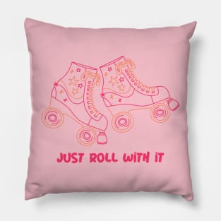 Just Roll With It Roller Skate Pillow