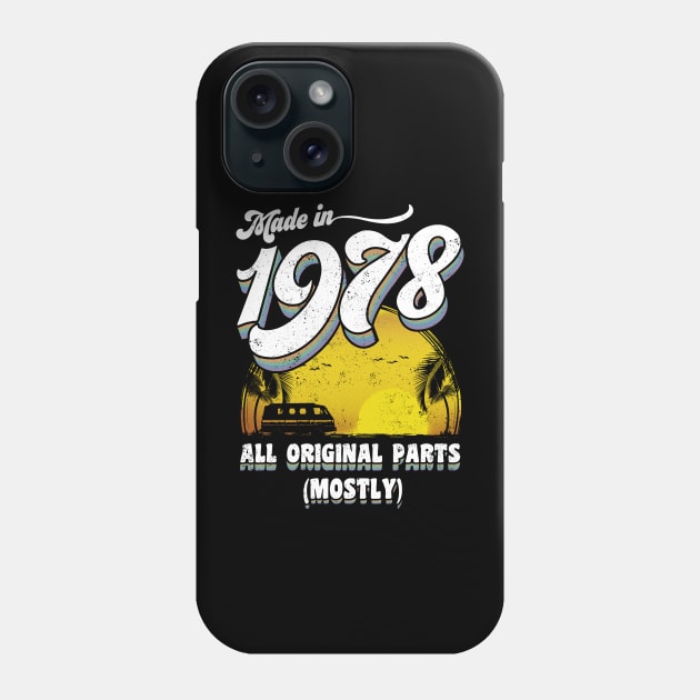 Made in 1978 All Original Parts (Mostly) Phone Case by KsuAnn