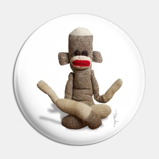 Sock Monkey Pin