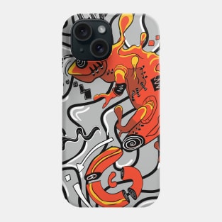 Fire Chameleon Phone Case