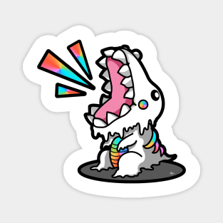 SM3GMASAURUS REX WHITE (RAINBOW) Magnet