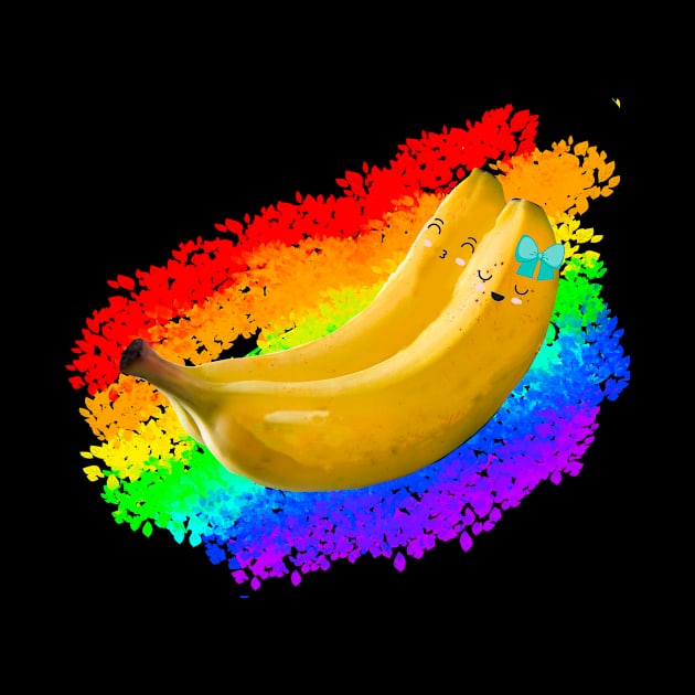 rainbow bananas by Owlet1