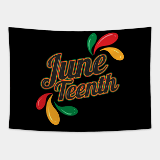 Logo for Black History Juneteenth Tapestry