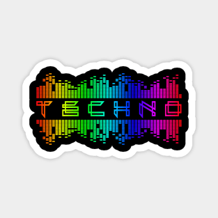 Techno EDM Equalizer Club Festival Music Magnet