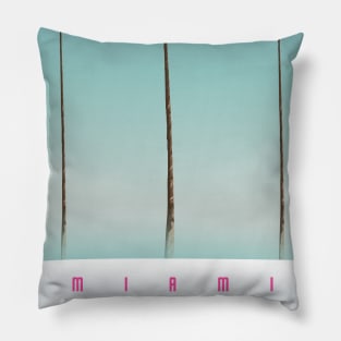 Miami Palm Trees Pillow