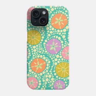 IN THE SURF Coastal Ocean Sea Urchins Sand Dollars in Pink Purple Orange Mustard Yellow Cream - UnBlink Studio by Jackie Tahara Phone Case