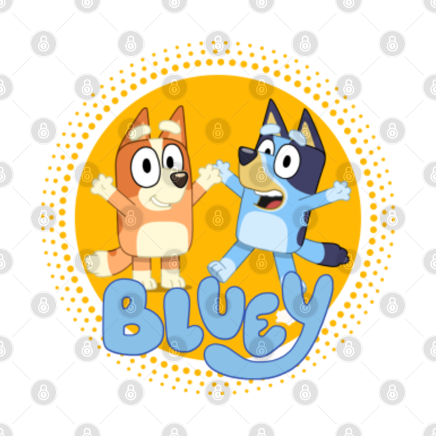 Bluey and Bingo, bluey dog, bluey cartoon - Blue And Bingo Blue Dog ...