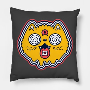 Hypnotic Cat Pillow