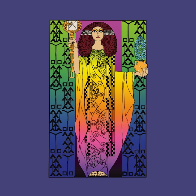 Art Nouveau Lady 3 (rainbow) by Soth Studio