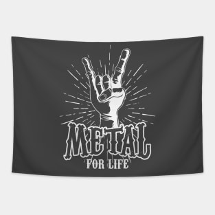 Metal for Life Tapestry