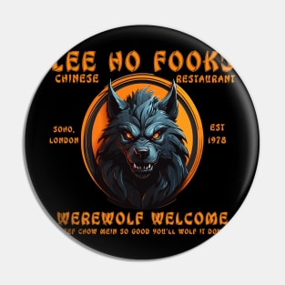 werewolf Welcome Pin