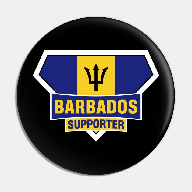 Barbados Supporter Pin by ASUPERSTORE