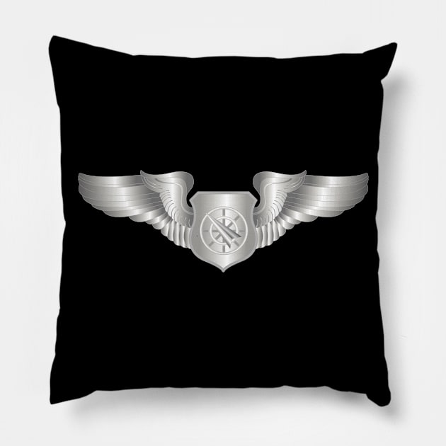 USAF - Air Battle Manager - Basic Wings wo Txt Pillow by twix123844