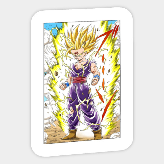 Dragon Ball Z Gohan Manga Dragon Ball Sticker Teepublic