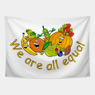 group of fruit and vegetables Tapestry