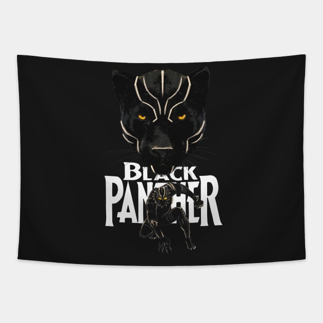 Black Panther Ver 2 Tapestry by Susto