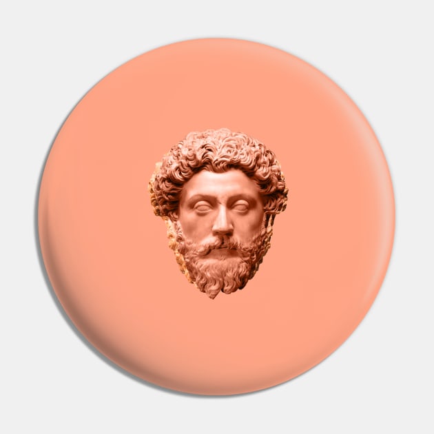 Marcus Aurelius Design Pin by LaVolpeDesign