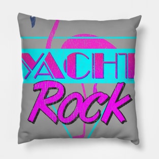 Yacht Rock Retro Flamingo Pillow