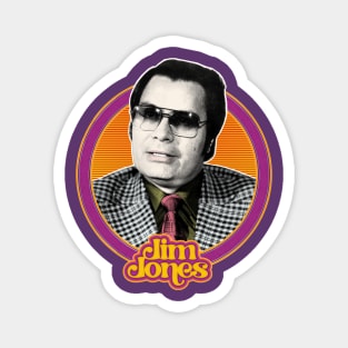 Jim Jones // Retro 70s Style Design Magnet