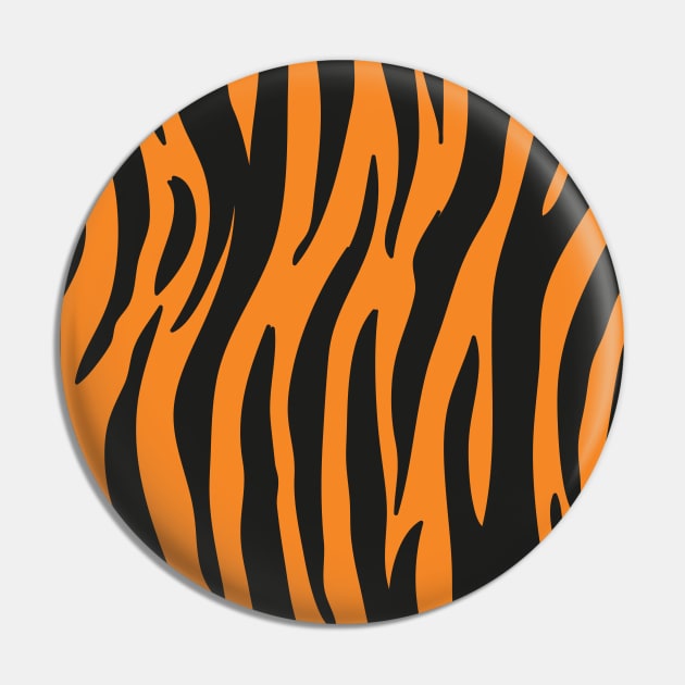 Tiger Stripes Nature is Beautiful Pin by FoxyChroma