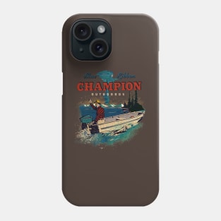 Champion vintage Outboard Motors USA Phone Case