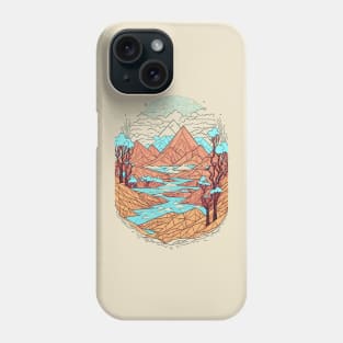 Geometric landscape Phone Case