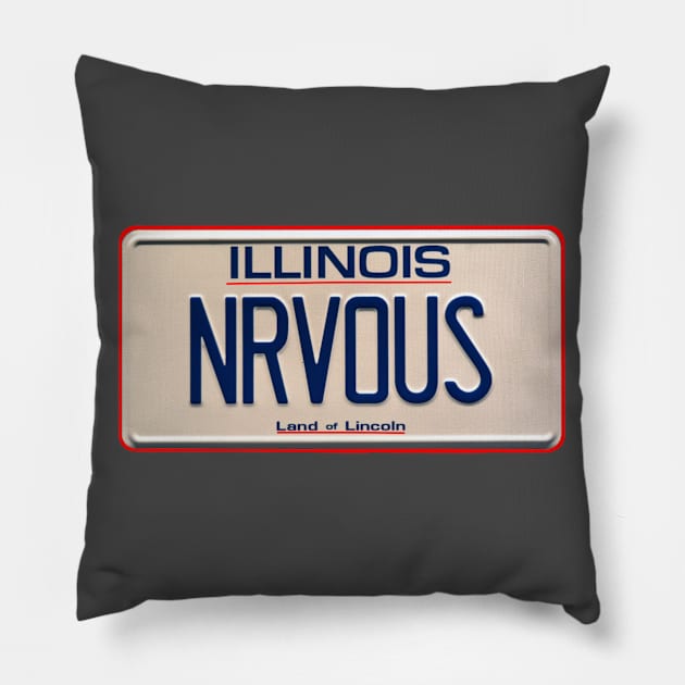 NRVOUS Pillow by UntitledMike