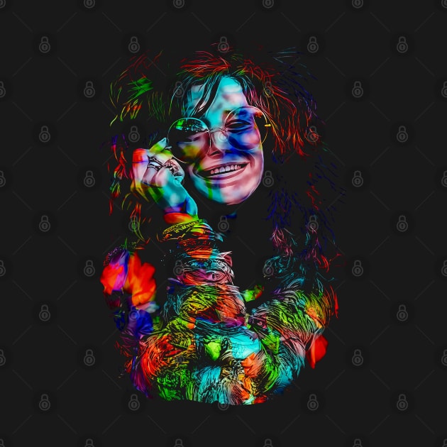 Janis Joplin Pop Art by SIJI.MAREM