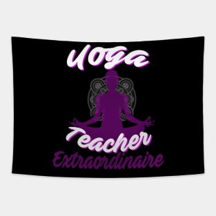 Cute Yoga Teacher Extraordinaire Yoga Leader Tapestry