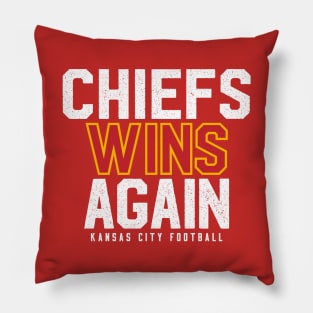 Chiefs Wins Again Pillow