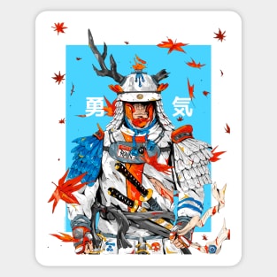 Samurai of Hyuga Ronin Sticker for Sale by royaljabberwock