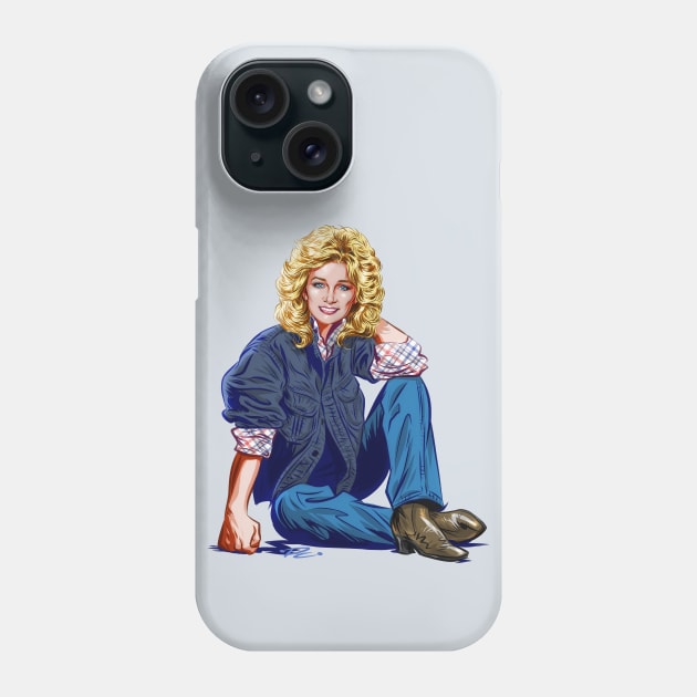 Barbara Mandrell - An illustration by Paul Cemmick Phone Case by PLAYDIGITAL2020