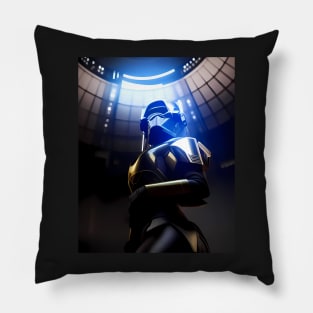 Curves in Space: Afrofuturistic Tee T-Shirt Pillow