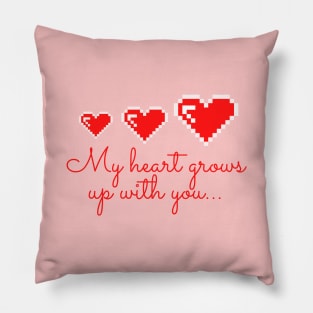 Red hearts Pillow