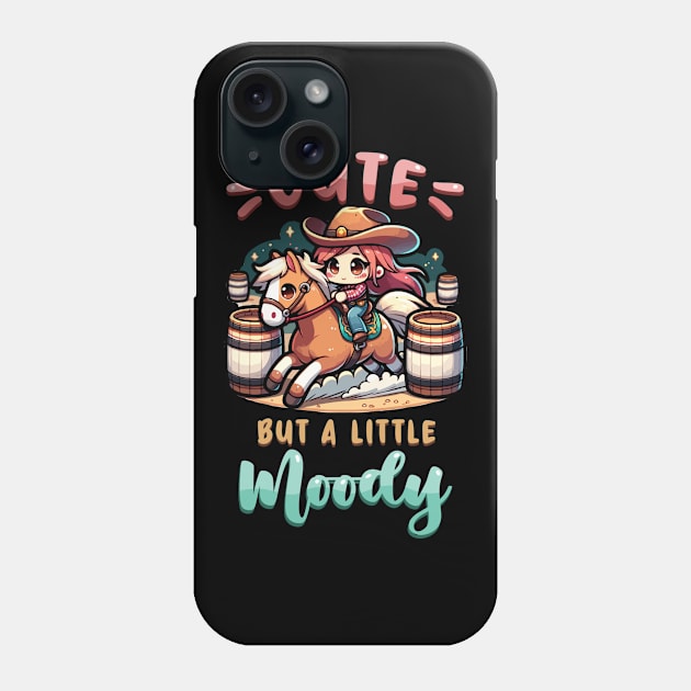 Cute But A Little Moody I Equestrian Pony Horse Fan Phone Case by biNutz