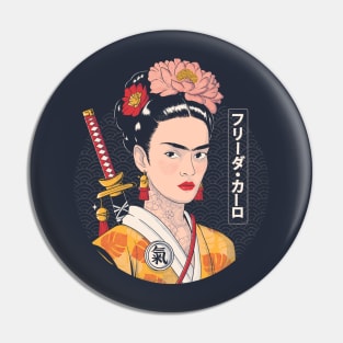 Samurai Frida Pin