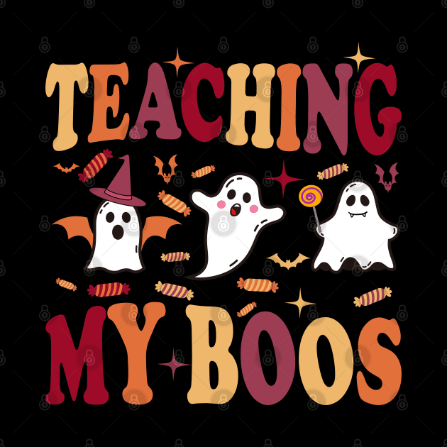 ghost boo halloween teaching my boos halloween costume idea for Teacher Student by greatnessprint