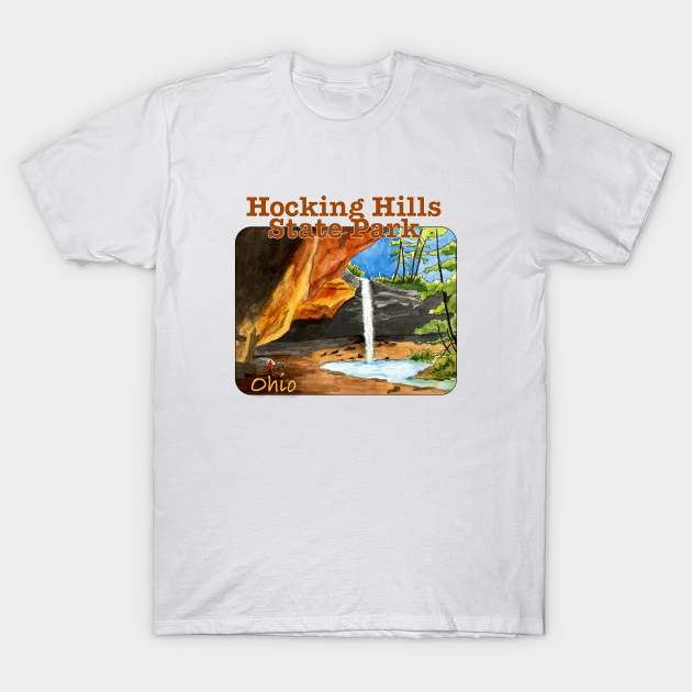 Discover Hocking Hills State Park, Ohio - Hocking Hills State Park - T-Shirt