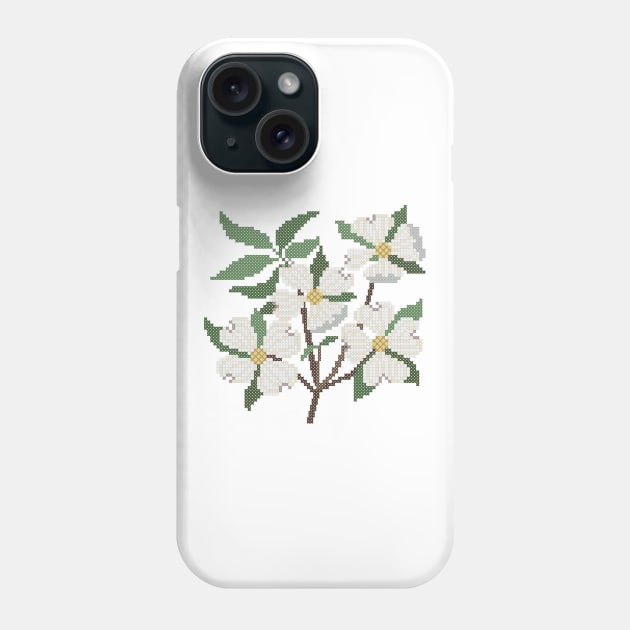 North Carolina Virginia State Flower Flowering Dogwood Phone Case by inotyler