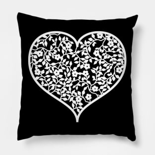 Floral Heart Pillow