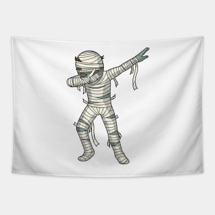 Dabbing Mummy Halloween Dab Dance Pose Tapestry