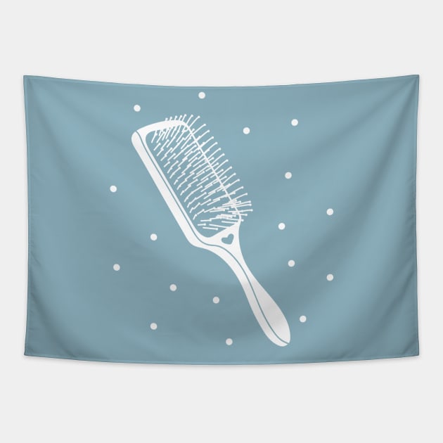 hair brush Tapestry by Wlaurence