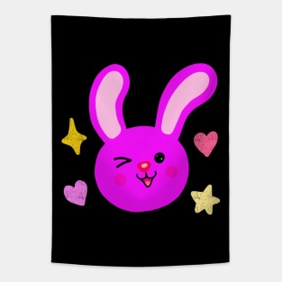 Wink Wink Bunny Tapestry