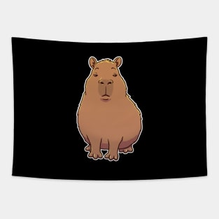 Grumpy Capybara Tapestry