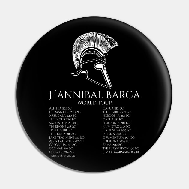 Hannibal Barca World Tour Pin by Styr Designs