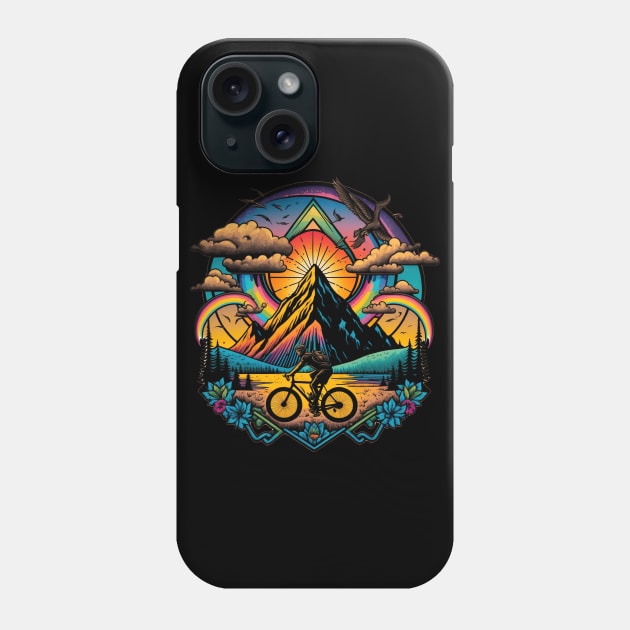 Bicycle Day 1943 | Colorful Psychedelic Art Phone Case by Trippinink