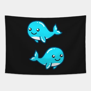 Cute Whale Tapestry