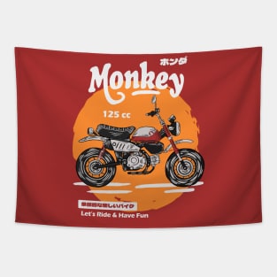 Honda Monkey Red Edition Tapestry