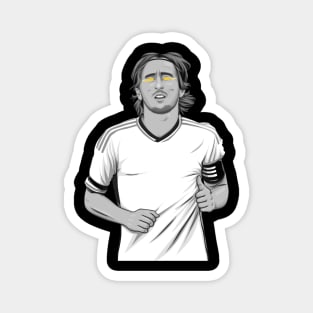 Luka Modric Black and White Version Magnet