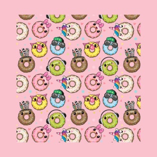 Donut Pattern T-Shirt